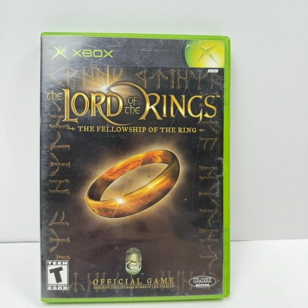 The Lord of the Rings The Fellowship of the Ring Xbox Video Game Complete Tested